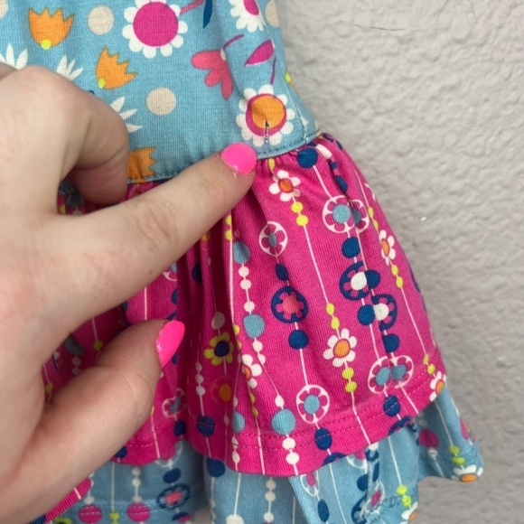Hanna Anderson Tiered Layered Ruffle Skirt Sz 100CM - Picture 7 of 7